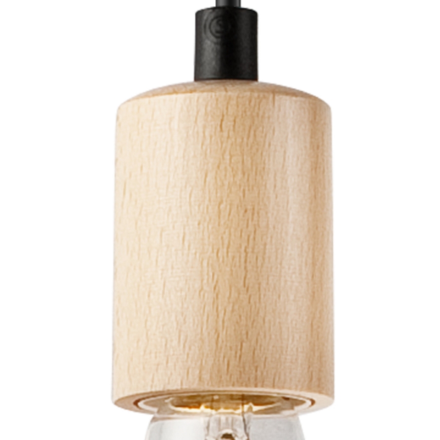 Kattovalaisin johdolla LEON 1xE27/60W/230V pyökki