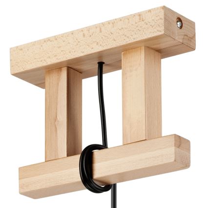 Kattovalaisin johdolla LEON 1xE27/60W/230V pyökki