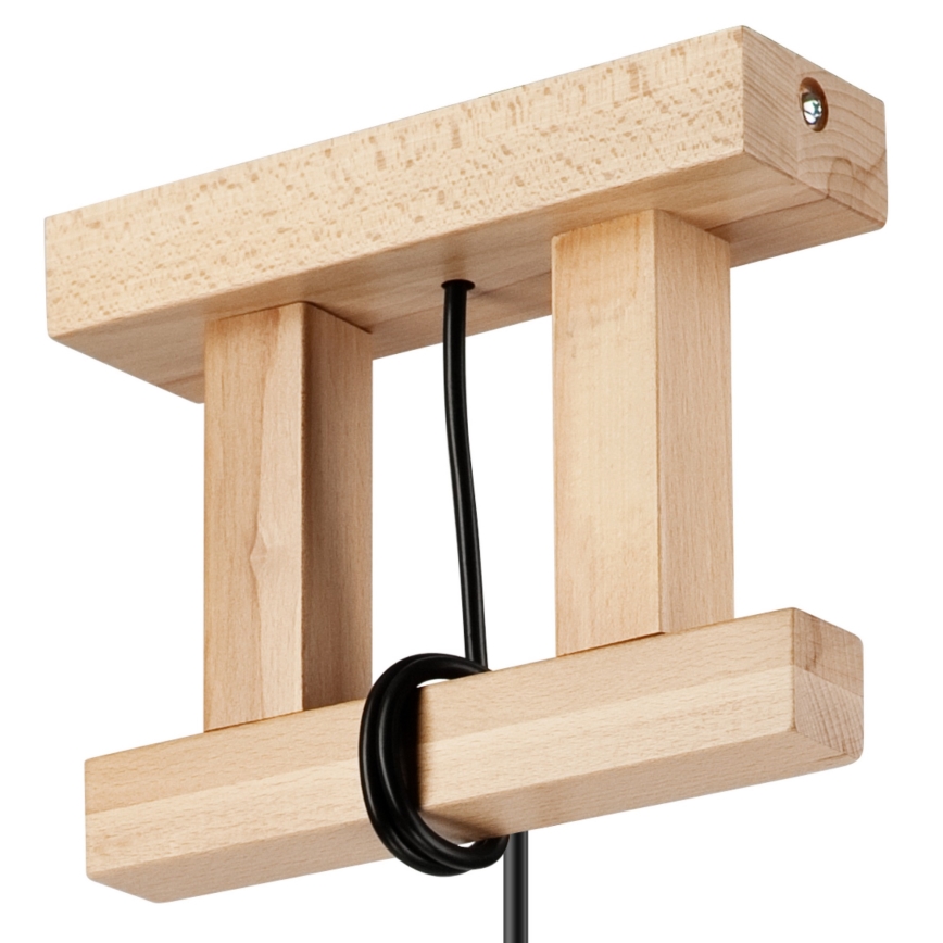 Kattovalaisin johdolla LEON 1xE27/60W/230V pyökki