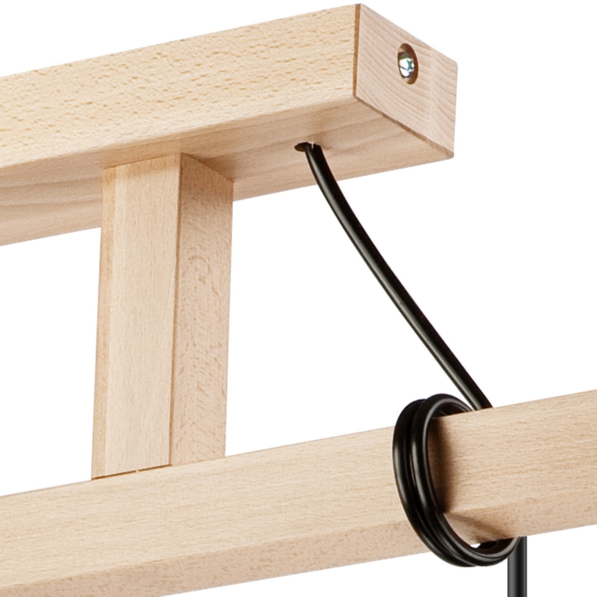 Kattovalaisin LEON 3xE27/60W/230V pyökki, johdolla