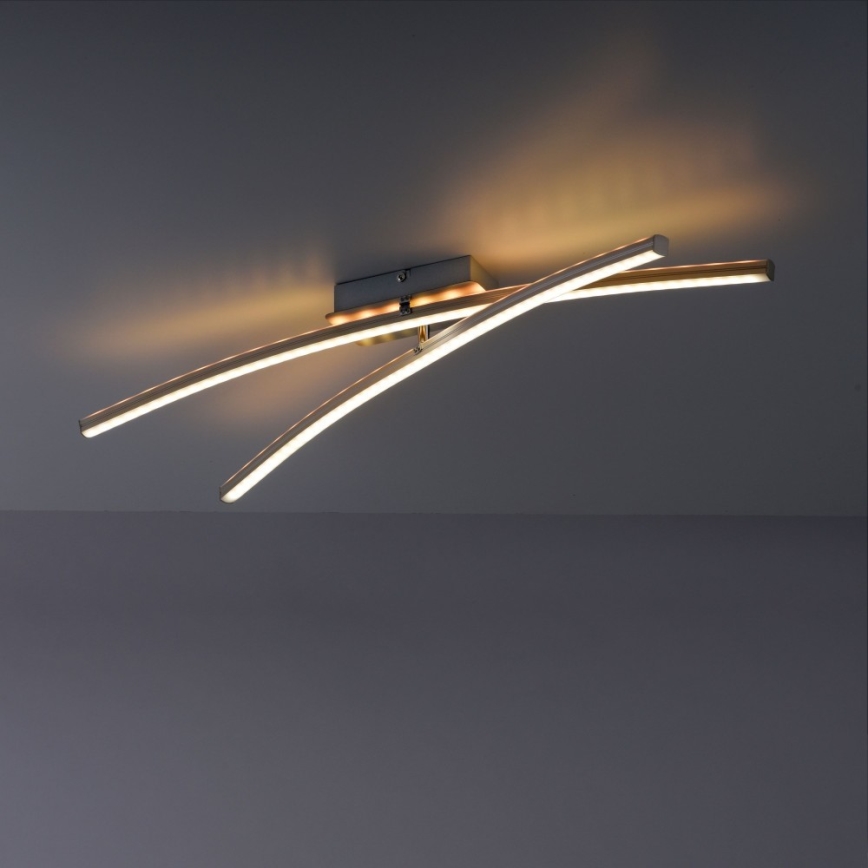 Leuchten Direkt 11255-55 - LED RGB Himmennettävä pinta-asennettava kattokruunu ALINA 2xLED/8,1W/230V 2700-5000K + kauko-ohjain