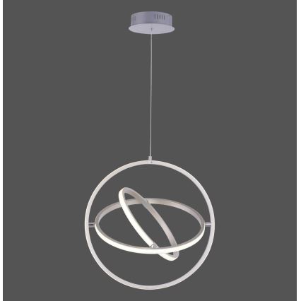 Leuchten Direkt 11260-55 - Himmennettävä LED-kattokruunu narussa JELLA 3xLED/28W/230V