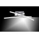 Leuchten Direkt 11270-55 - LED Pinta-asetettava kattokruunu SIMON 2xLED/5W/230V mattakromi