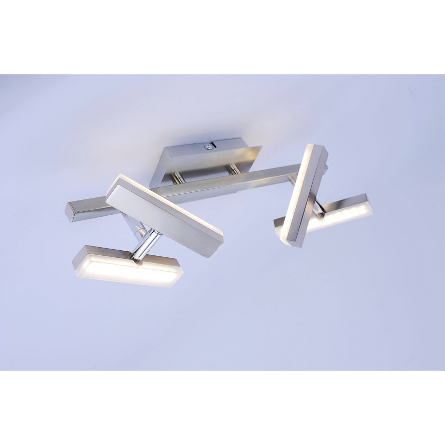 Leuchten Direkt 11277-55 - LED-kohdevalo RICO 4xLED/2W/230V
