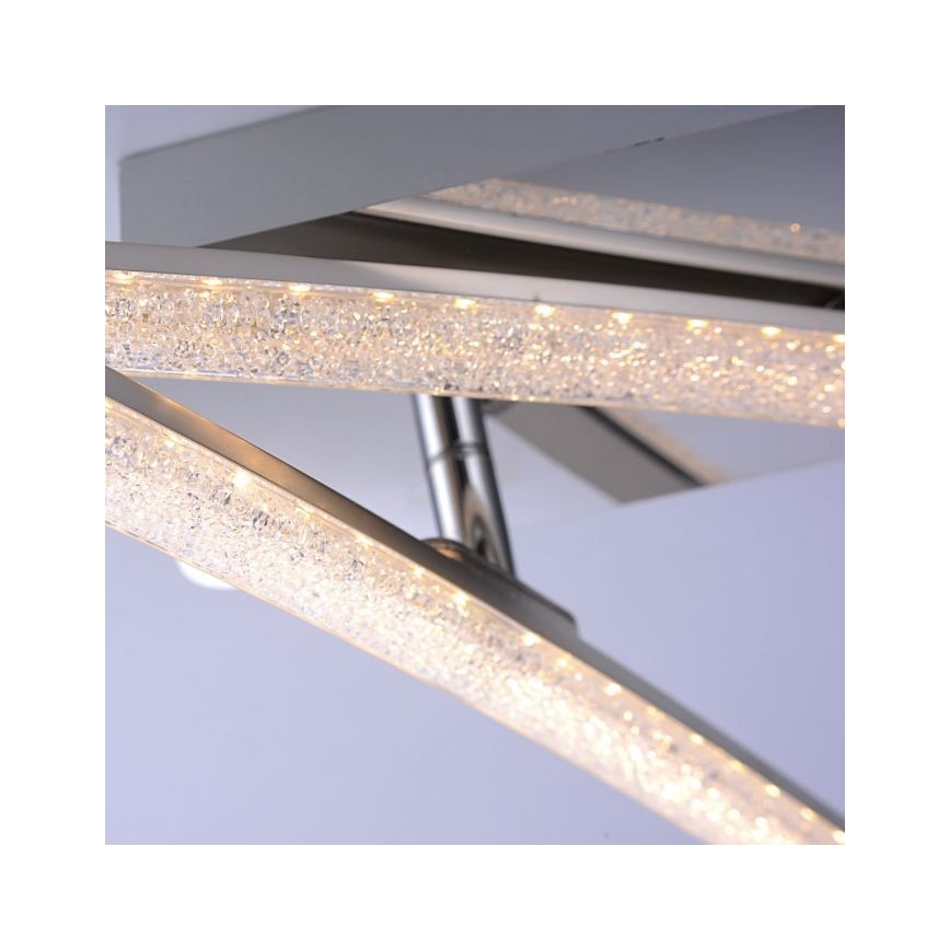 Leuchten Direkt 11290-17 - LED Pinta-asetettava kattokruunu SIMON 2xLED/5W/230V kiiltävä kromi