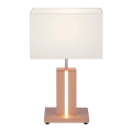 Leuchten Direkt 11421-78 - Himmennettävä LED-pöytävalaisin AMANDA 1xE27/40W/230V + LED/5W