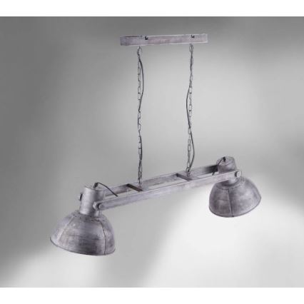 Leuchten Direkt 11483-77 - Kattokruunu johdossa SAMIA 2xE27/25W/230V