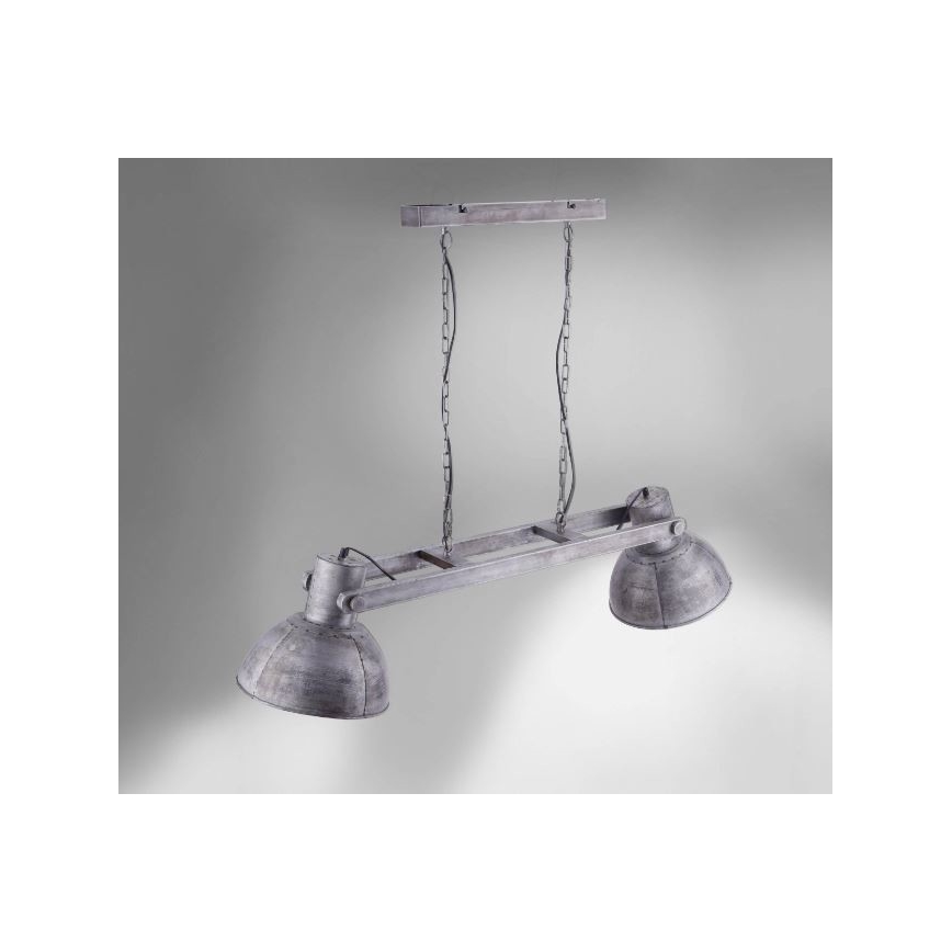 Leuchten Direkt 11483-77 - Kattokruunu johdossa SAMIA 2xE27/25W/230V