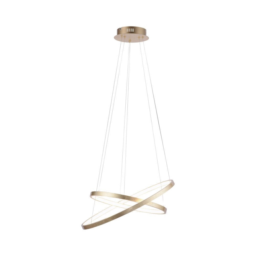 Leuchten Direkt 11525-12 -LED-kattokruunu narussa CIRCLE 1xLED/18,5W/230V + LED/23,5W