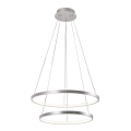 Leuchten Direkt 11525-21 - CIRCLE LED-riippuvalaisin kaapelilla LED/15W/230V + LED/25W