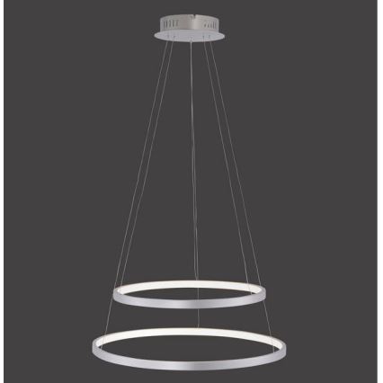 Leuchten Direkt 11525-21 - LED-kattokruunu narussa CIRCLE 1xLED/15W/230V + LED/25W