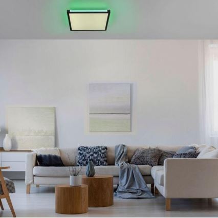 Leuchten Direkt 11621-18 - LED RGB himmennettävä kattovalaisin MARIO LED/24W/230V 2700-5000K + kaukosäädin