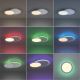 Leuchten Direkt 11662-16 - Himmennettävä LED-RGB-kattovalaisin ARENDA LED/21W/230V + kauko-ohjaus