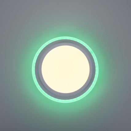 Leuchten Direkt 11662-16 - Himmennettävä LED-RGB-kattovalaisin ARENDA LED/21W/230V + kauko-ohjaus