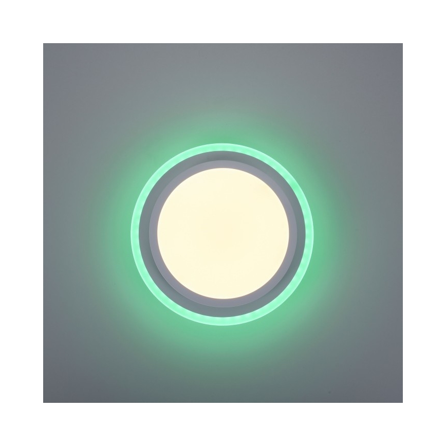 Leuchten Direkt 11662-16 - Himmennettävä LED-RGB-kattovalaisin ARENDA LED/21W/230V + kauko-ohjaus