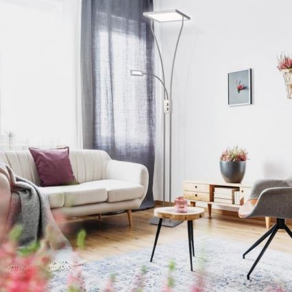 Leuchten Direkt 11722-55 - Himmennettävä LED-lamppu MARIAN LED/33,5W/230V + LED/3,6W