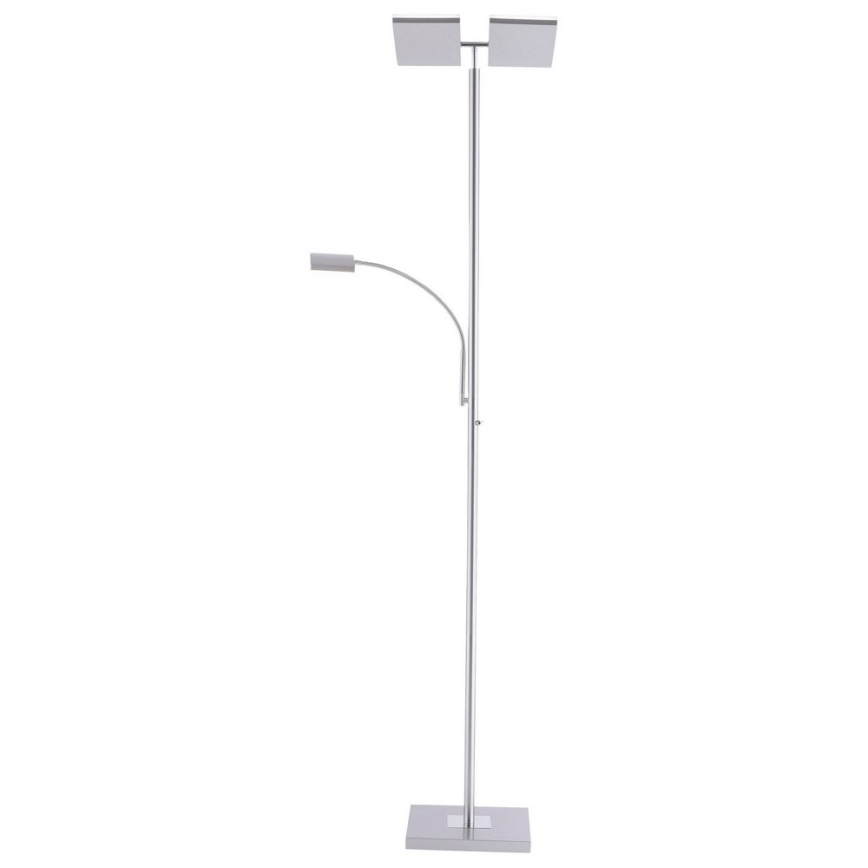 Leuchten Direkt 11925-55 - LED RGB Himmennettävä lattialamppu RUBEN 2xLED/11W/230V+LED/4,8W 2700-5000K + kaukosäädin