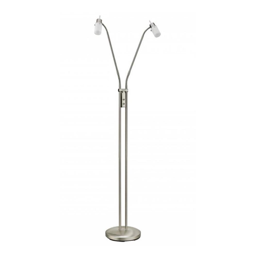 Leuchten Direkt 11937-55 - LED Lattialamppu MAX LED 2xGU10/4W/230V