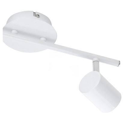 Leuchten Direkt 11942-16 - LED-kohdevalo TARIK 2xGU10/5W/230V valkoinen