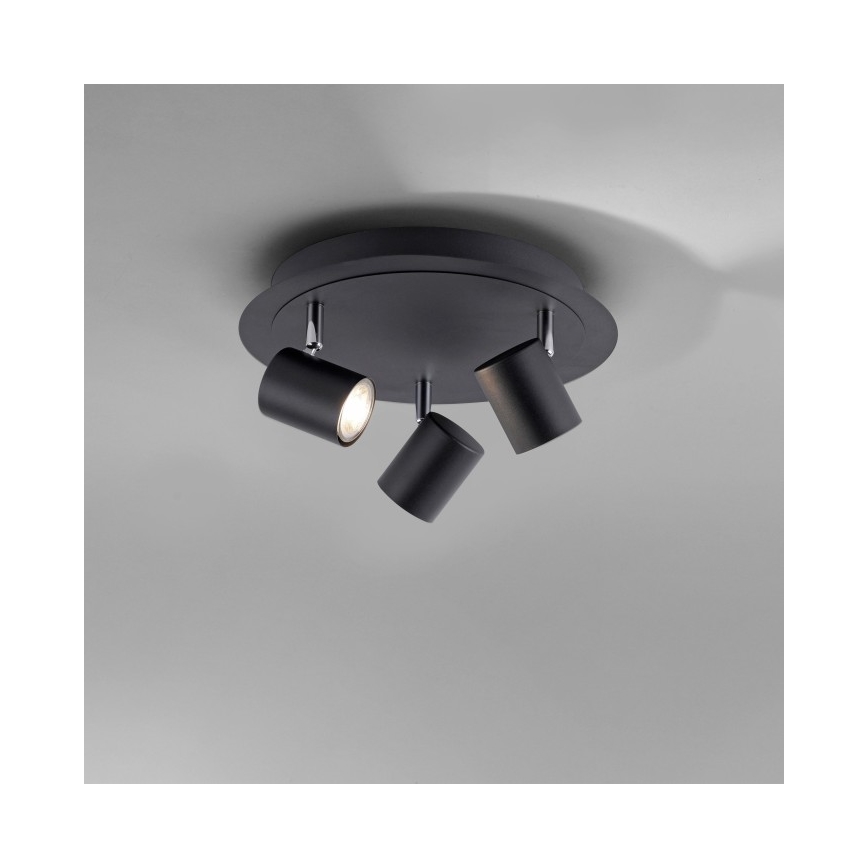 Leuchten Direkt 11943-13 - LED-kohdevalo ARIK 3xGU10/5W/230V antrasiitti