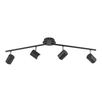 Leuchten Direkt 11944-13 - LED-kohdevalo ARIK 4xGU10/5W/230V antrasiitti