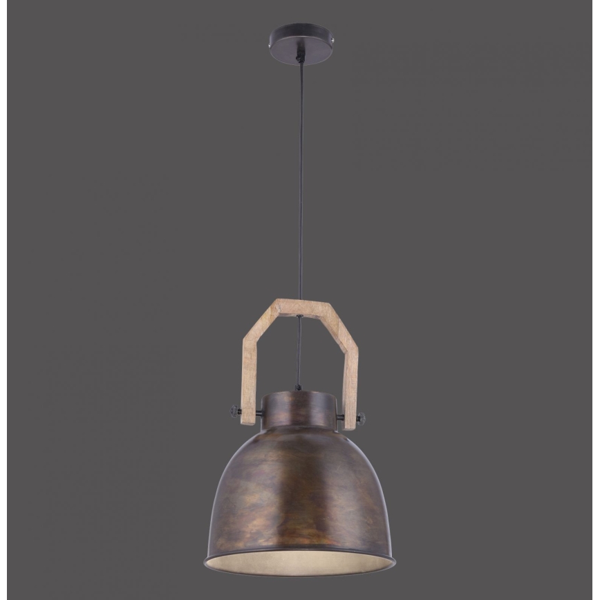 Leuchten Direkt 11986-18 - Kattokruunu johdossa SAMIA 1xE27/40W/230V mangopuu