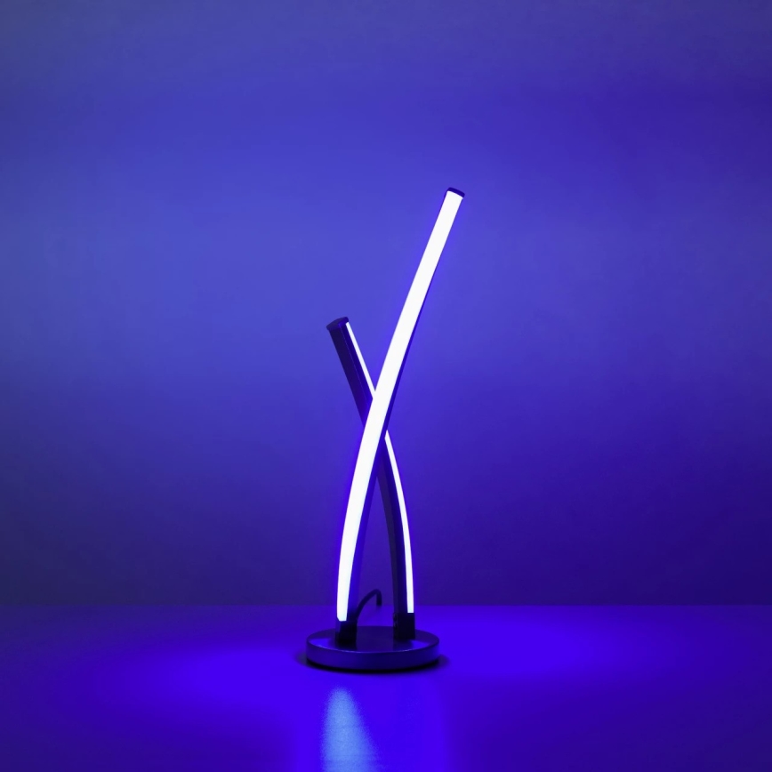 Leuchten Direkt 11991-55 - LED RGB Himmennettävä pöytälamppu SWING LED/9,5W/230V 2700-5000K + kaukosäädin