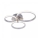 Leuchten Direkt 12110-55 - Pinta-asennettava LED-kattokruunu JOHANNA LED/4,5W/230V+LED/6W+LED/7,5W
