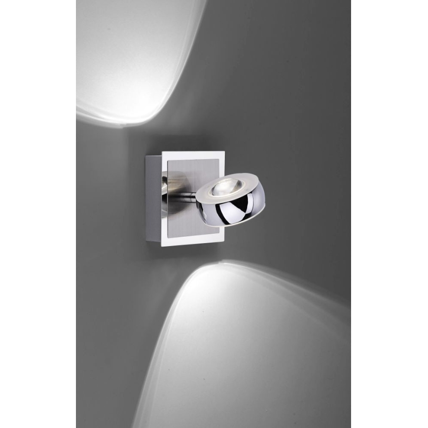 Leuchten Direkt 12471-55 -LED RGBW Himmennettävä seinäkohdevalo OPTI LED/6W/230V 2700-5000K + kauko-ohjain