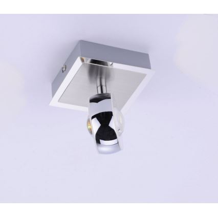 Leuchten Direkt 12471-55 -LED RGBW Himmennettävä seinäkohdevalo OPTI LED/6W/230V 2700-5000K + kauko-ohjain