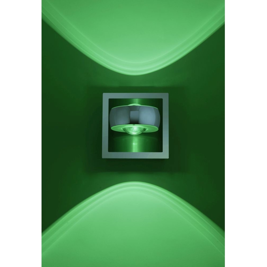 Leuchten Direkt 12471-55 -LED RGBW Himmennettävä seinäkohdevalo OPTI LED/6W/230V 2700-5000K + kauko-ohjain