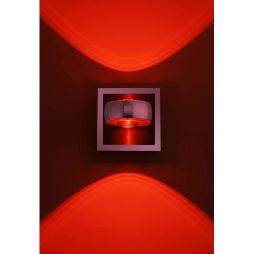 Leuchten Direkt 12471-55 -LED RGBW Himmennettävä seinäkohdevalo OPTI LED/6W/230V 2700-5000K + kauko-ohjain