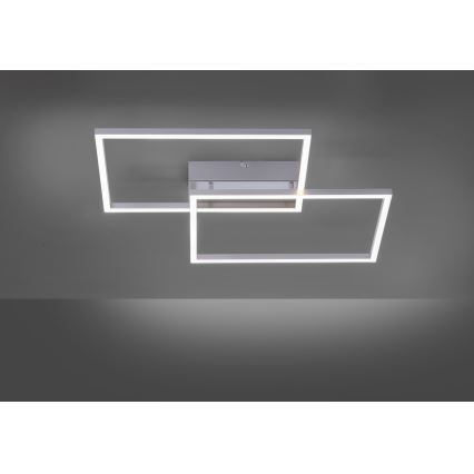 Leuchten Direkt 14017-55 - Himmennettävä LED-kattovalaisin IVEN 2xLED/20W/230V + kauko-ohjaus