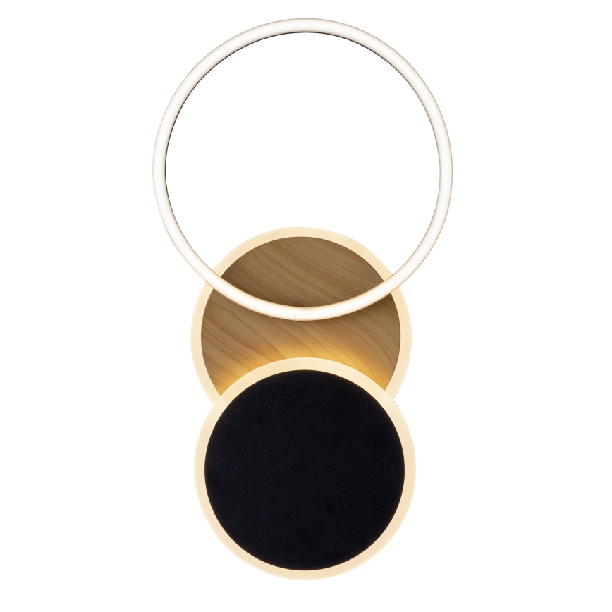 Leuchten Direkt 14116-78 - LED-kattovalaisin SEVENT LED/25,5W/230V musta/ruskea