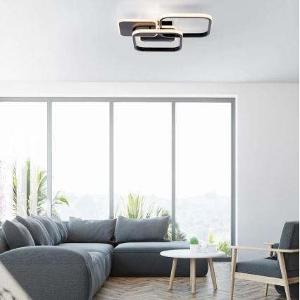 Leuchten Direkt 14117-18 - LED-kattovalaisin SEVENT LED/36W/230V musta