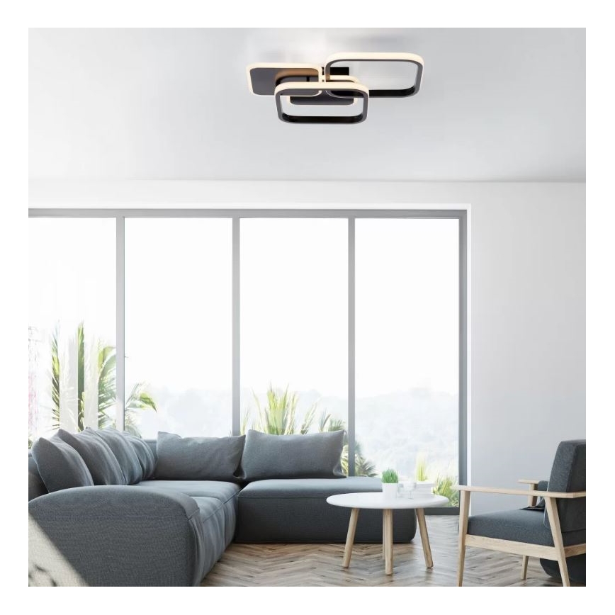 Leuchten Direkt 14117-18 - LED-kattovalaisin SEVENT LED/36W/230V musta