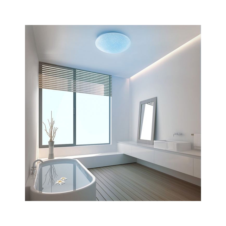 Leuchten Direkt 14241-16 - LED RGB Himmennettävä kattovalo SKYLER LED/5,6W/230V + kauko-ohjain