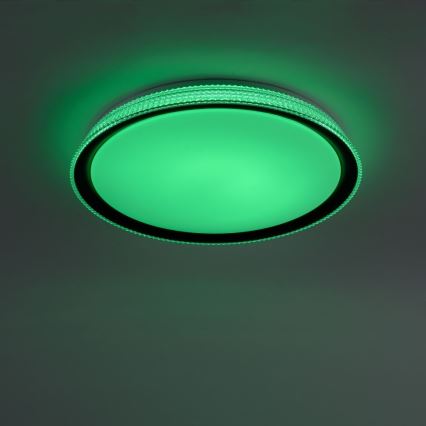 Leuchten Direkt 14339-21 - LED RGB Himmennettävä kattovalo KARI LED/37W/230V Tuya 2700-5000K + kauko-ohjain