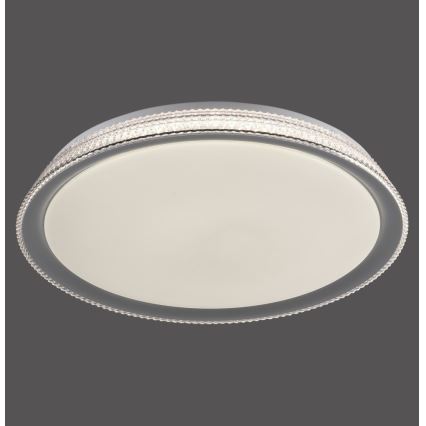 Leuchten Direkt 14339-21 - LED RGB Himmennettävä kattovalo KARI LED/37W/230V Tuya 2700-5000K + kauko-ohjain
