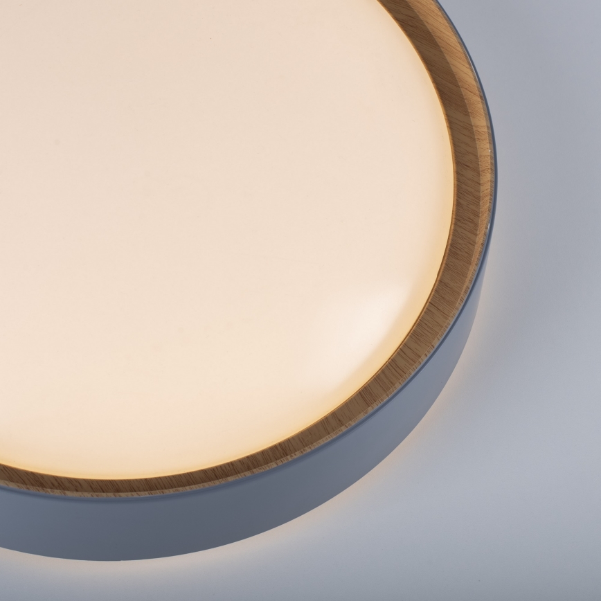 Leuchten Direkt 14347-15 - himmennettävä LED-kattovalaisin EMILIA LED/28,8W/230V harmaa