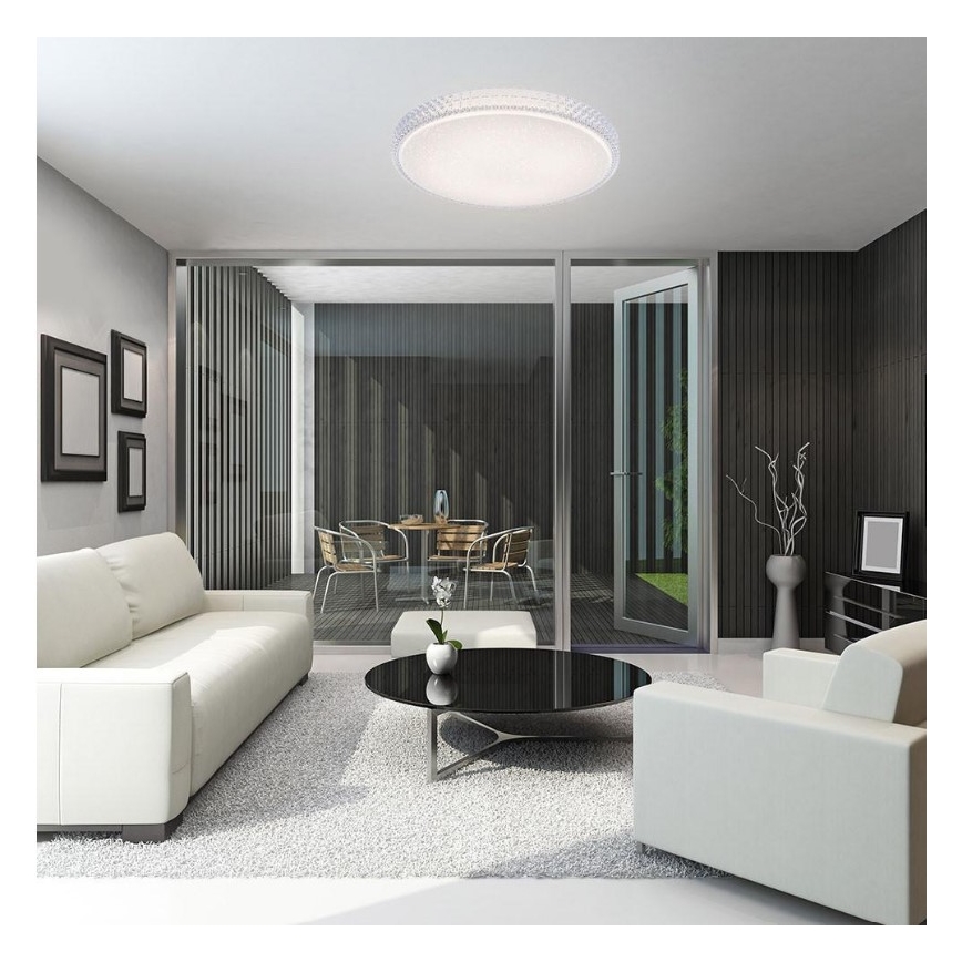 Leuchten Direkt 14372-00 - LED-kattovalo FRIDA LED/40W/230V 3000-5000K