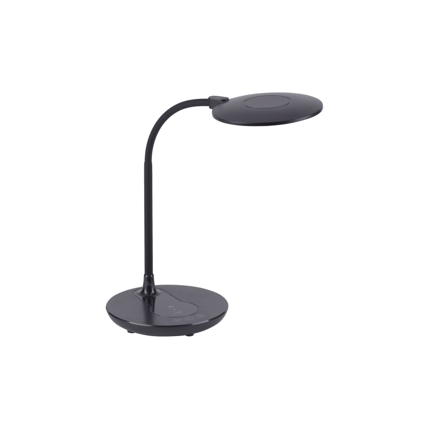 Leuchten Direkt 14416-18 - LED Kosketushimmennettävä pöytävalaisin langattomalla latauksella ASTRID LED/5W/230V 3000/4000/5500K + USB