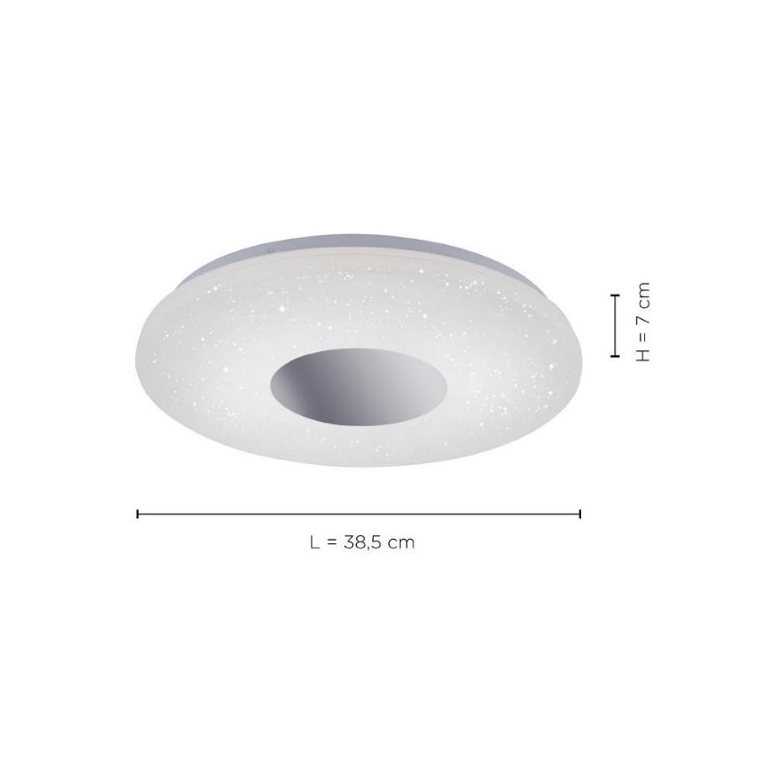 Leuchten Direkt 14422-17 - LED Kylpyhuoneen kattovalo sensorilla LAVINIA LED/18W/230V IP44