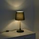 Leuchten Direkt 14423-18 - Pöytälamppu NIMA 1xE14/40W/230V musta
