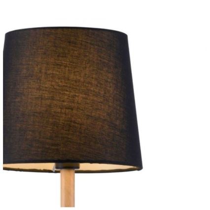 Leuchten Direkt 14423-18 - Pöytälamppu NIMA 1xE14/40W/230V musta