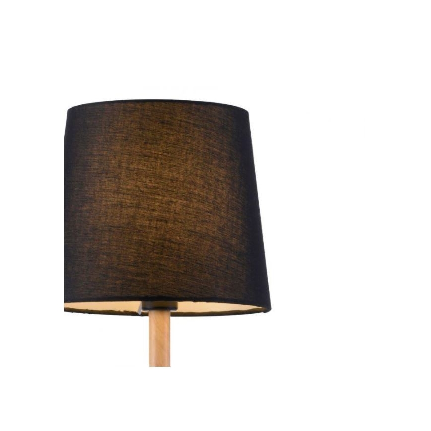 Leuchten Direkt 14423-18 - Pöytälamppu NIMA 1xE14/40W/230V musta