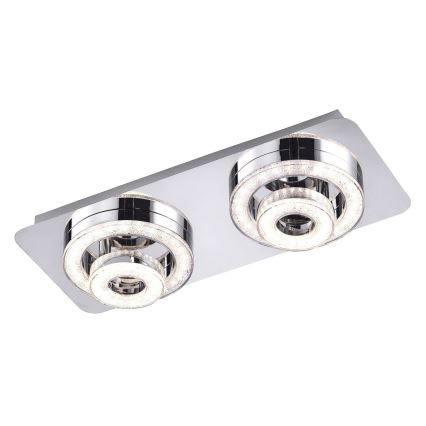 Leuchten Direkt 14521-17 - LED-kattovalo TIM 2xLED/2,8W/230V + 2xLED/3,1W