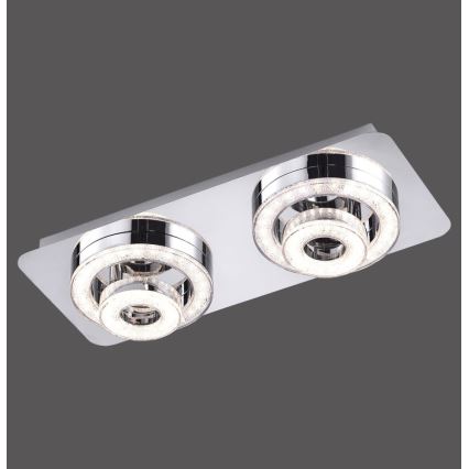Leuchten Direkt 14521-17 - LED-kattovalo TIM 2xLED/2,8W/230V + 2xLED/3,1W