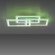 Leuchten Direkt 14636-55 - Himmennettävä LED-RGB-kattovalaisin FELIX LED/35W/230V +kaukosäädin