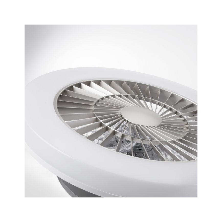Leuchten Direkt 14645-55 - LED Valo tuulettimella LEONARD LED/27W/230V